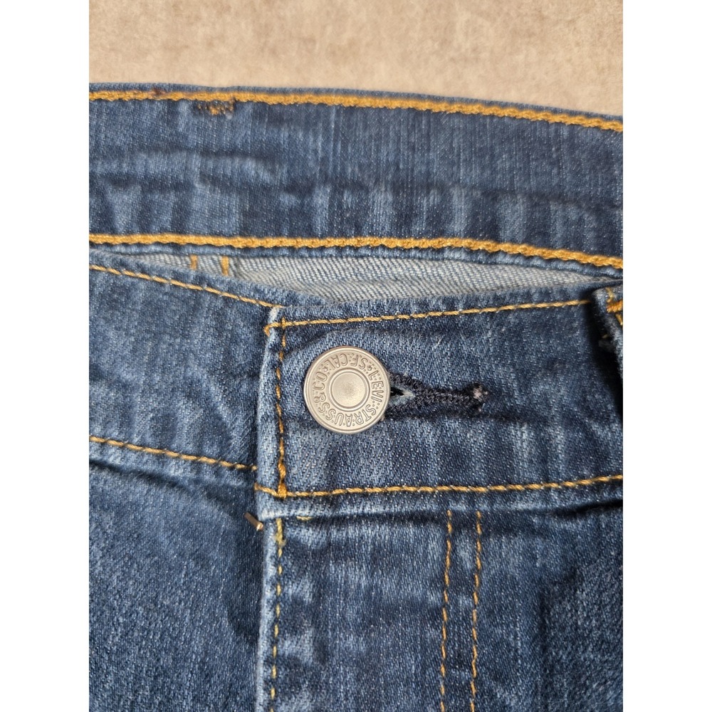 Levi's 511 Series Mens Jeans 31x30 Tag Is (32x32) Straight‎ Dark Wash Classic - Picture 4 of 9